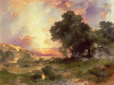 Landschaft, 1920 von Thomas Moran